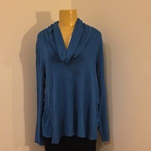 Grace Elements Teal Cowl Neck Sweater